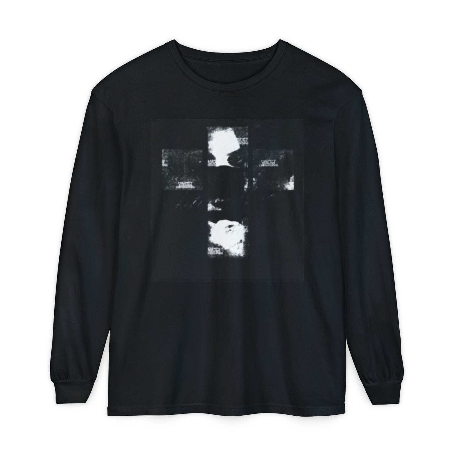 Cross Chest Long Sleeve Tee